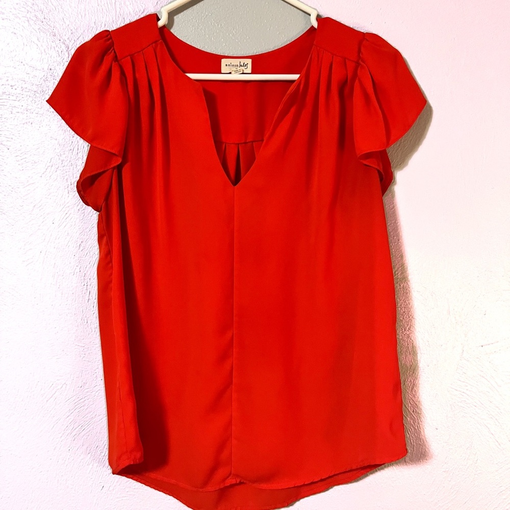 Perfect bright orange blouse